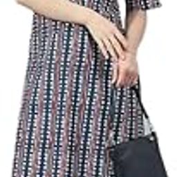 Acme Art Overseas Sleeveless Printed Kurta, Geometric Pattern, Rayon-28