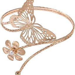 Gold Plated Stylish Kada Bajuband Bracelet Armlet for Women and Girls (rrsd16094b) (Gold)-image-94