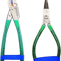 PILERMAN Silk Thread Jewellery Making Pliers Combo Flat, Round Nose and Side Cutter Plier (Round Nose+Kadicut)-20