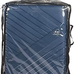ORKA TRAVEL Transparent Protective Zipper PVC Dust Proof Cover for Hard/Plastic Body Luggage/Suitcase Trolley Bags Cover Only [Luggage Suitcase Bag Not Included in This Product] (Small [22-24 inch])-23