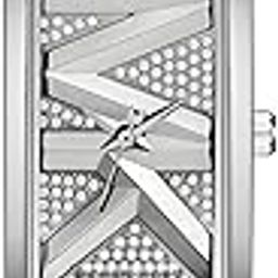 Stainless Steel Analog Silver Dial Women's Watch-Mk4841, Band Color:Silver-image-54