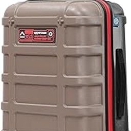 Cargo 66cm(Medium) Checkin Trolley Bag Dual-Tone Sustainable Hardsided Luggage Secure Combination Lock Scratch-Proof Surface Mesh ConviPack Suitcase 4 Spinner Wheel for Men & Women(Taupe)-image-72