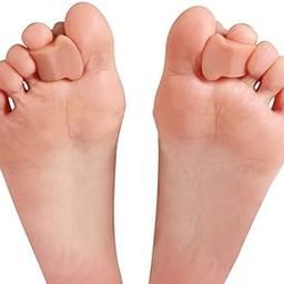 Single loop silicone toe separator is designed to provide non-invasive pain relief from bunions 1pair-34