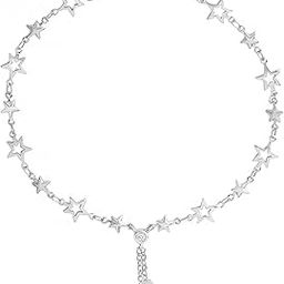 Fashion Anklet With Solitaire Crystal Diamonds Painjan Payal Leg Chain Foot Jewellery For Women and Girls-26