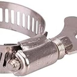 DESCTIDY Stainless Steel Hand Adjustable Worm Gear Key Type Hose Clamps Gas Water Tap Garden Pipe Clamp Clips for Plumbing Mechanical & Multi Uses (Pack of 10, 1.25 Inch) (3/4 INCH)-image-59