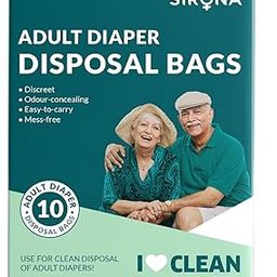 Sirona Adult Diaper Disposal Bags - 10 Bags-image-53
