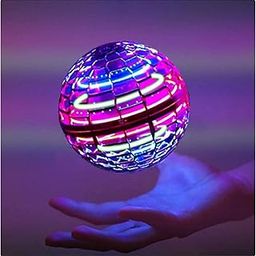 TOYSMAXFlying Ball Toys Globe Shape Magic Controller Mini Drone Flying Toy,Built-in RGB Lights Spinner 360 Rotating Spinning Safe for Kids Adults(Multicolor)-image-46