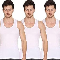 Supreme Men's Sleeveless Cotton Regular Fit Vest (Pack Of 3, 2Xl, White Rn)-image-49