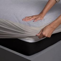 JDX 100% Waterproof Premium Cotton Mattress Protector | Cotton Feel Terry 72x78 inch Ultra Soft Waterproof Mattress Protector King Size | Breathable and Hypoallergenic Ultra Soft Fitted Bed Protector-image-43