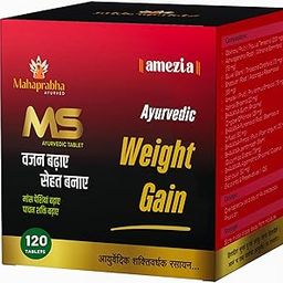 Amezia MS Weight Gain & Muscle Gain Sehat Tablet I Ancient Ayurved for Good Personality Weight Gainers/Mass Gainers 120 Tablets-27