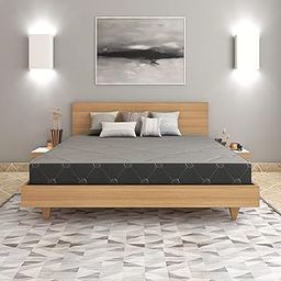 Sleepsutraa Mattress, 4-Inch Tight Top Reversible Dual Comfort, Queen Bed Size, High Density HD Foam - Supra, Grey, 72 X 54 X 4 Or 6 X 4.5 Feet-picture-15