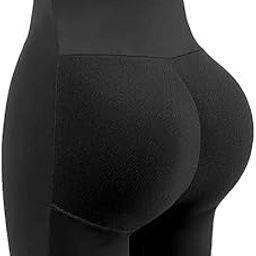 Women's Butt Lifter - Large Shapewear Padded Underwear for Women Push Up Hip Pads Enhancer Shapewear Shorts Seamless Tummy Control Panties Shaper Fake Pad (1 Piece) Black-image-43