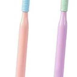 3-Sided Toothbrush, Ultra Soft All Sides Cleaning Training Tooth Brush Gentle Clean Tooth to Completely Cover The Toothbrush,Multicolour,Manual, Adult, 2pcs-image-95
