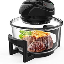 VBM 1400W Halogen Convection Oven Cooker Air Fryer 13L Halogen Infrared Deep Fat Free Frying Low Running Cost Healthy Eating No Oil Halogen Cooker Machine with All Accessories Included-picture-2