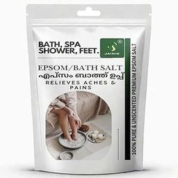 JAINIK Epsom Salt For Muscle Relief, Relieves Aches Pain,Bath salt for Relaxation,Refreshing Body,Joint Soreness and Tired Muscles,No Color Added 1000gm-image-94