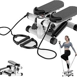 TAITHI Mini Fitness Twist Stepper Electronic Display Home Exercise Equipment with Resistance Bands-14