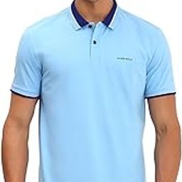Men's Cotton Solid Polo Neck Regular Fit T-Shirt-image-52