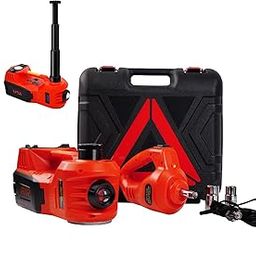 Electric Hydraulic Jack Set 12v by ROGTZ All-in-one Automatic 3 Ton car Lift Jack Set with Impact Wrench Car Repair Tool Kit-image-39