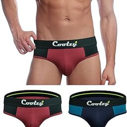 Coolzy Men's Cotton Printed Regular Fit Brief (Pack of of 2) SFUBRF2K354-9