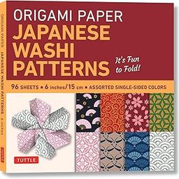 Origami Paper - Japanese Washi Patterns - 6" - 96 Sheets: Tuttle Origami Paper: Origami Sheets Printed with 8 Different Patterns: Instructions for 7 Projects Included-image-61