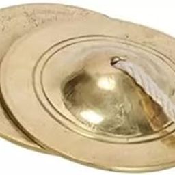 Indian Pitel Brass Kartal Manjira Instrument for Bhajan, Kirtan, and Puja Use 1 pair-picture-31