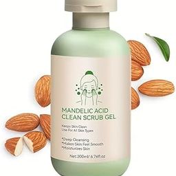 Mandelic Acid Clean Scrub Gel, Deep Cleansing Face Wash, 200ml, For All Skin Types-8