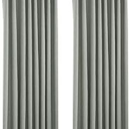 LICHTS® 2xOutdoor Curtains for Garden Patio of Pavilion Beach 134x210cm Grey|Home & Garden | Window Treatments & Hardware | Curtains Drapes & Valances|2 Panel Curtain-picture-13