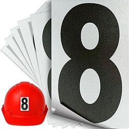 iSYFIX Black Vinyl Numbers 8 (Eight) Stickers - 6 Pack 2 inch - Premium Decal, White Background & Pre-Spaced for Mailbox, Signs, Window, Door, Cars, Trucks, Home, Business, Address, Indoor & Outdoor-image-73