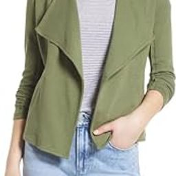 Women Drape Collar Knit Blazer-picture-38