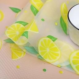 ElastPro (45 cm X 5 m) Printed Shelf Liners for Kitchen Shelves, Drawer Mat, Shelf Liner, Fridge Mats, Kitchen Cabinet Drawer Mat Liner Sheets (Lemon and Leaf Printed)-image-67