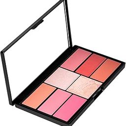 Swiss Beauty Pro Blusher & Highlighter Palette For Face Makeup | Shade-02, 18g-image-14