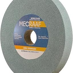 MECRAAF® 6 Inch Bench Grinding Wheel | Green Silicon | FOR Grinding CARBIDE and TITANIUM | Lathe Tip Tool | INSERTS | WOOD CUTTER | HOLESAWS | PLANNER BLADES | 20MM Thick | Max RPM-2880 | (Grit: 120)-image-27