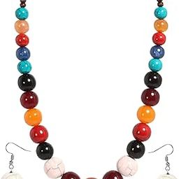 Handmade MultiColour Pearl Necklace for Women-image-3