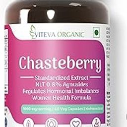 Chasteberry 500 mg | 60 Veg Capsules 0.8% Vitex Agnusides (Standardized Extract) for Women health, better cycle, PCOS, hormonal balance-3