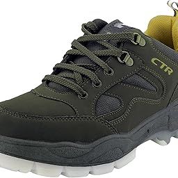 CTR Trekking Shoes Anti-Skid Hiking, Mountain Boots for Men and Women - OD-1 Olive-picture-18