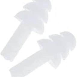 Earplugs for Sleeping Noise Cancelling, Reusable Ear Plugs– Super Soft, Silicone Ear Plug, Swimming, Snoring, Concerts, Work, Noisy Places (1 Pair) (White)-94