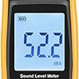 BAZPUR MART® LCD Digital Sound Level Meter DB Meters 30-130dBA Noise Volume Measuring Tool Decibel Monitoring Tester with Max/Min/Data Hold Mode-10
