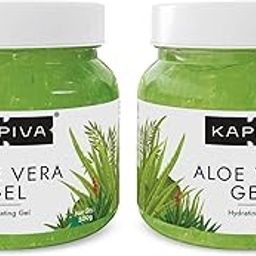 Kapiva Pure Aloe Vera Skin Gel 500g For Face & Hair | Hydrating, Moisturizing, Soothing Skin | Multipurpose Gel - Pack Of 2-image-43