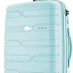 Paris Hard-Sided Polypropylene Check-in Luggage 24 inch | 65cm | 8 Wheels Medium Trolley Bag for Travel | Suitcase (Pastel Green)-2