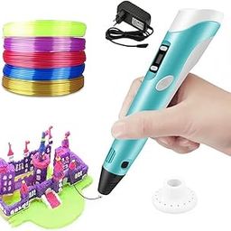 Magicwand® 3D Printing Pen with LCD Display &【Metre Each 3 Filaments & 10 Metre Each 3 Filaments Extra】【with Adaptor】【Pack of 1】 (3D Pen with 15 Filaments)-image-54