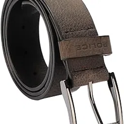 police ARMOUR Genuine Leather Pin Buckle Belt for Men | Leather Belt for Men Classic Designs for Work & Business Casual |Men's 35 MM PRONGED BUCKLE TREATED BLACK BELT - M-picture-7