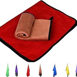Microfiber Cleaning Cloth 600 GSM (40x60cm, Pack of 2) – Ultra Soft & Absorbent, Streak-Free, Lint-Free, Long-Lasting Towels for Car, Kitchen, Glass – Extra Large, Reusable Multi-Purpose, Eco Friendly-image-99