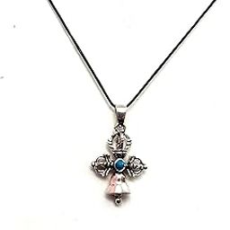 Tibten buddhist auspicious varja dorje cross bell Lucky Charm pendant For Men And Women-picture-41