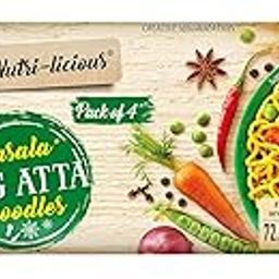 MAGGI Nutri-licious Veg Atta Masala Noodles, Instant Noodles with 20 Spices & Herbs, Source of Fibre & Iron, Atta Noodles with Appetizing Aroma & Delicious Taste, 290 gram Packet-image-3