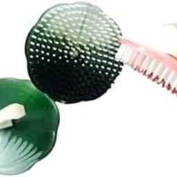 AK Store (Pack of 3) Hand Grip Round Plastic Hair Washing Comb, Hair Massager, Shower Brush, Hair Comb, Hair Washing Tools for Men and Women (Pack of 3, Multicolor)-image-67
