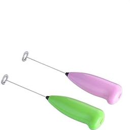 Smitex Milk Frother Electric Foam Maker, Stainless Steel Mini Hand Blender Mixer Froth Whisker Latte Maker (Multicolor, Pack of 2)-picture-21