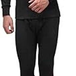 Winter Body Warmer Uper Black V Neck Thermal Top Pajama and Bottom Suit Combo Set Pack of 1_MTST107_90 (80)-image-52