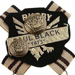 ™ 5xRetro British Style Fabric Corsage Brooch Badge Vintage College Accessories | Pins & Brooches | Fashion Jewelry-image-48