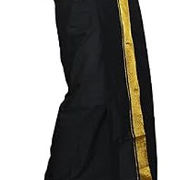 Jari Border Welcro Pocket dhoties for mens- 2inch Jaro border Readymade dhoties for mens-image-23