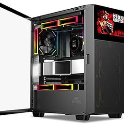 Ant Esports ICE Digital C3 ATX Computer Case/Gaming Cabinet - Black | Support ATX, Micro-ATX, Mini-ITX, Pre-Installed 2 Front Fans & 1 Rear ARGB Fans-image-10